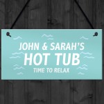 Hot Tub Signs And Plaques For Outdoors Hanging Garden Plaque