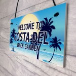 COSTA DEL BACK GARDEN Garden Signs And Plaques For Outdoors