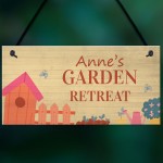 Garden Signs For Outdoors Personalised Garden Retreat Home Gift