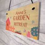 Garden Signs For Outdoors Personalised Garden Retreat Home Gift