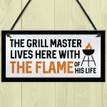 Funny BBQ Sign For Outdoor Hanging Wall Sign For Shed