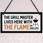 Funny BBQ Sign For Outdoor Hanging Wall Sign For Shed