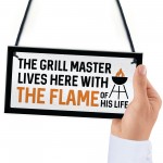 Funny BBQ Sign For Outdoor Hanging Wall Sign For Shed