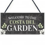 Welcome Sign Garden Signs And Plaques For Outdoor Funny