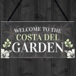 Welcome Sign Garden Signs And Plaques For Outdoor Funny