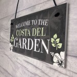 Welcome Sign Garden Signs And Plaques For Outdoor Funny