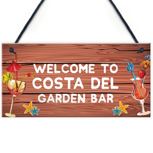 Garden Bar Sign Costa Del Garden Sign Home Decor Lockdown Gift Garden Bar Sign Costa Del Garden Sign Home Decor Lockdown Gift