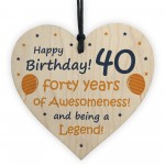 40th Birthday Gifts For Men Women Heart Funny 40th Birthday