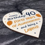 40th Birthday Gifts For Men Women Heart Funny 40th Birthday