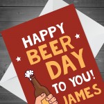Funny Birthday Card For Men A6 Card Alcohol Beer Theme