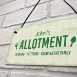 Personalised Allotment Decor Signs For Garden Novelty Greenhouse