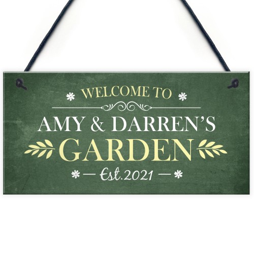 Personalised Sign For Your Garden Novelty Garden Shed Home