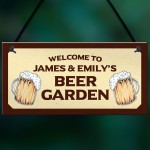Personalised Sign For Beer Garden Novelty Home Bar Decor Sign