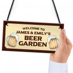 Personalised Sign For Beer Garden Novelty Home Bar Decor Sign