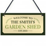Personalised Sign For Garden Shed Novelty Garden Home Decor Personalised Sign For Garden Shed Novelty Garden Home Decor