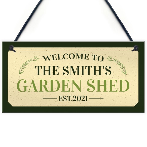Personalised Sign For Garden Shed Novelty Garden Home Decor Personalised Sign For Garden Shed Novelty Garden Home Decor