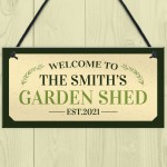 Personalised Sign For Garden Shed Novelty Garden Home Decor Personalised Sign For Garden Shed Novelty Garden Home Decor