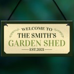 Personalised Sign For Garden Shed Novelty Garden Home Decor Personalised Sign For Garden Shed Novelty Garden Home Decor