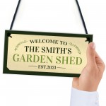 Personalised Sign For Garden Shed Novelty Garden Home Decor Personalised Sign For Garden Shed Novelty Garden Home Decor