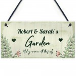 Personalised Sign For Garden Hanging Garden Shed Home Decor