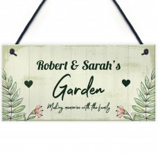 Personalised Sign For Garden Hanging Garden Shed Home Decor