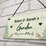 Personalised Sign For Garden Hanging Garden Shed Home Decor