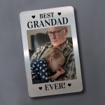 Best Grandad Ever Gift Personalised Photo Wallet Card Birthday