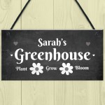 Personalised Sign For Greenhouse Garden Shed Allotment Vegetable