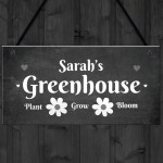 Personalised Sign For Greenhouse Garden Shed Allotment Vegetable