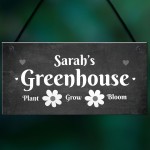 Personalised Sign For Greenhouse Garden Shed Allotment Vegetable