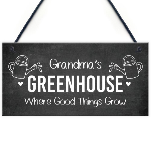 Personalised Hanging Greenhouse Decor Signs For Garden Shed