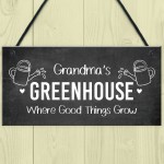 Personalised Hanging Greenhouse Decor Signs For Garden Shed