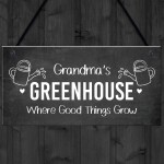 Personalised Hanging Greenhouse Decor Signs For Garden Shed