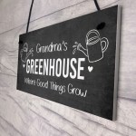 Personalised Hanging Greenhouse Decor Signs For Garden Shed