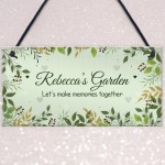 Garden Personalised Sign Gift For Her Novelty Garden Shed Signs