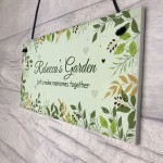 Garden Personalised Sign Gift For Her Novelty Garden Shed Signs