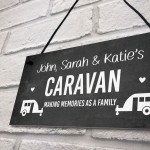 Caravan Personalised Custom Text Decor Sign Novelty Campervan