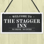 Home Bar Personalised Sign Custom Text Hanging Bar Man Cave