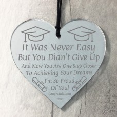 Graduation Gifts For Him Her Engraved Heart Daughter Son Gift