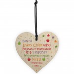 Cute Teacher Gifts Thank You Wooden Heart Leaving School Nursery