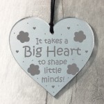 Teacher Mirror Heart Thank You Gift For Teacher Teaching 