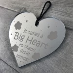 Teacher Mirror Heart Thank You Gift For Teacher Teaching 