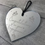Engagement Gift For Couple Engraved Heart Friendship Gift