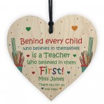 Teacher Gifts Wood Plaque Thank You Gift Leaving School Nursery