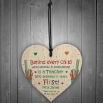 Teacher Gifts Wood Plaque Thank You Gift Leaving School Nursery