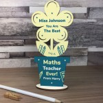 Teacher Gifts For Maths Teacher Personalised Thank You Gift