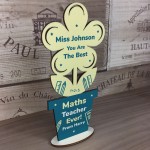 Teacher Gifts For Maths Teacher Personalised Thank You Gift