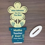 Teacher Gifts For Maths Teacher Personalised Thank You Gift