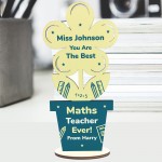 Teacher Gifts For Maths Teacher Personalised Thank You Gift