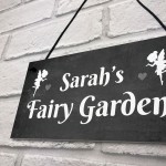 Personalised Fairy Garden Sign Novelty Garden Decor Sign Gifts